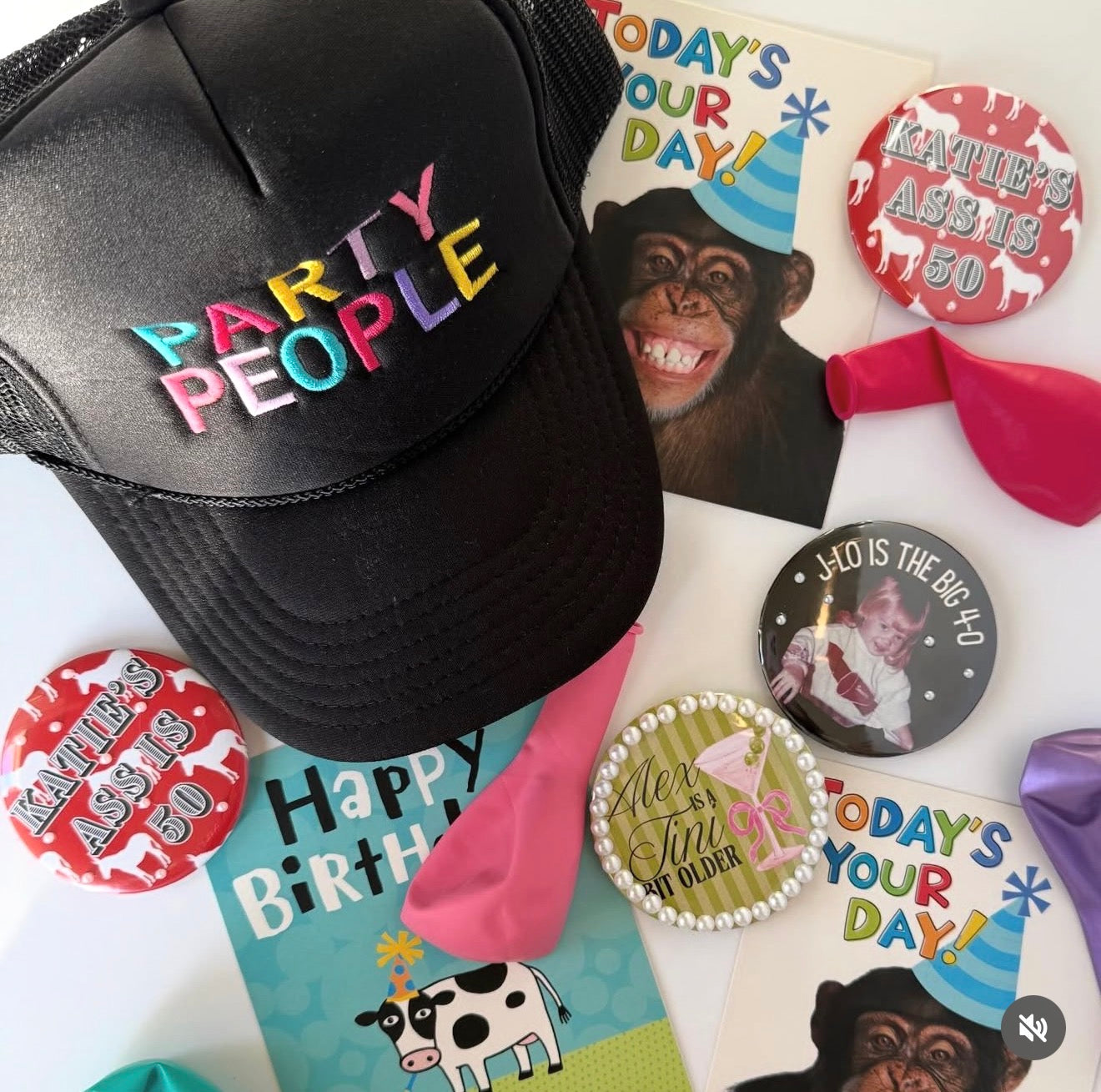 Custom Birthday Buttons
