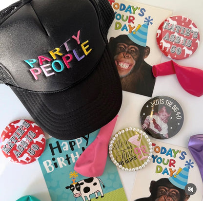 Custom Birthday Buttons