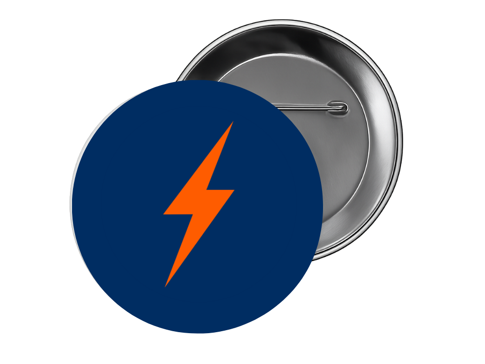 1.25 INCH THUNDER BUTTONS