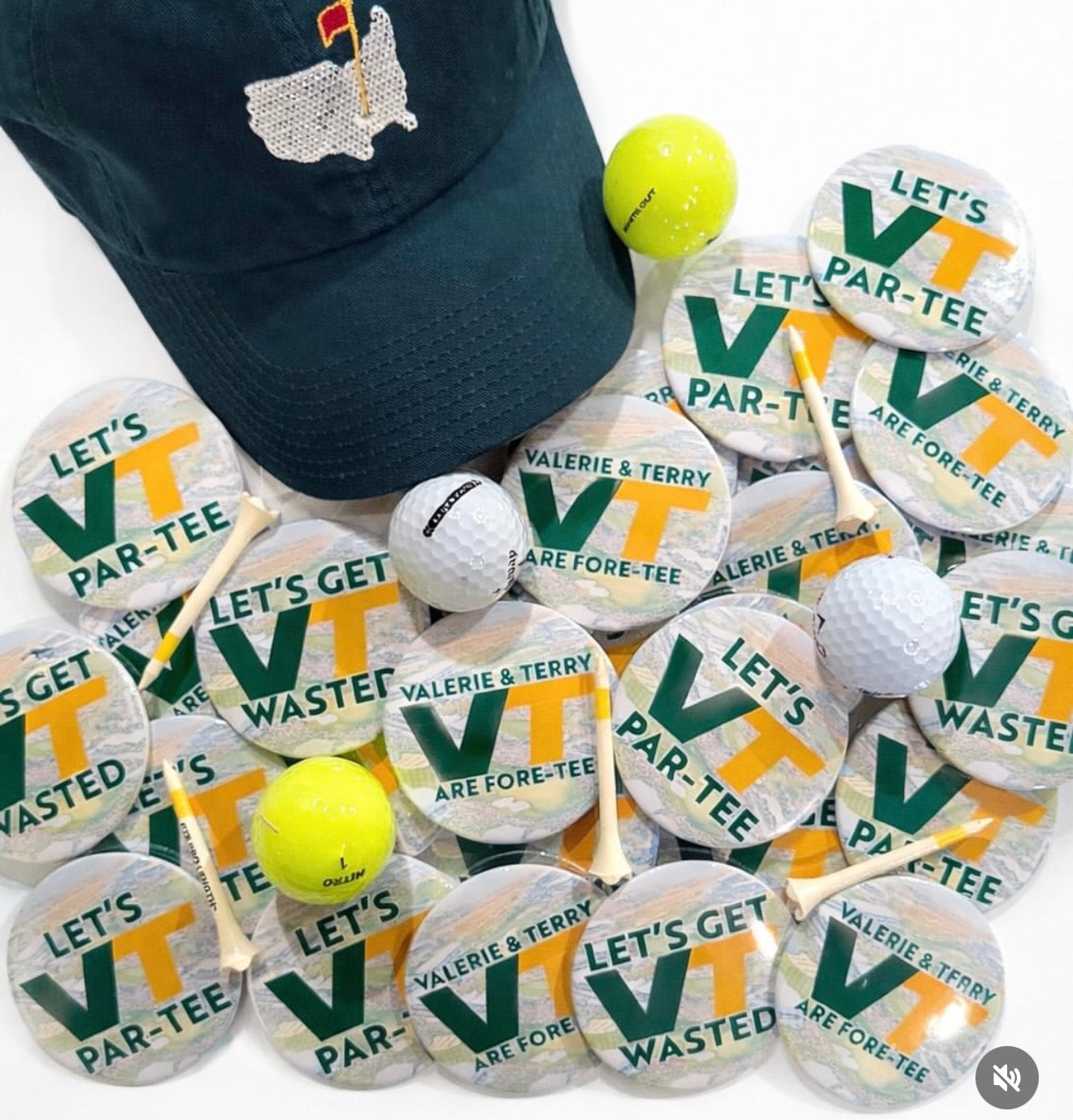 Custom Birthday Buttons
