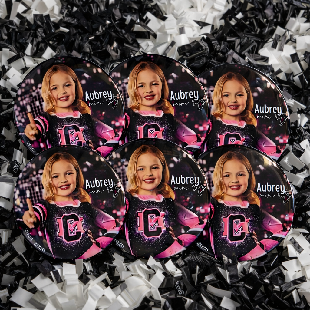 Custom Photo Button- ANY SPORT