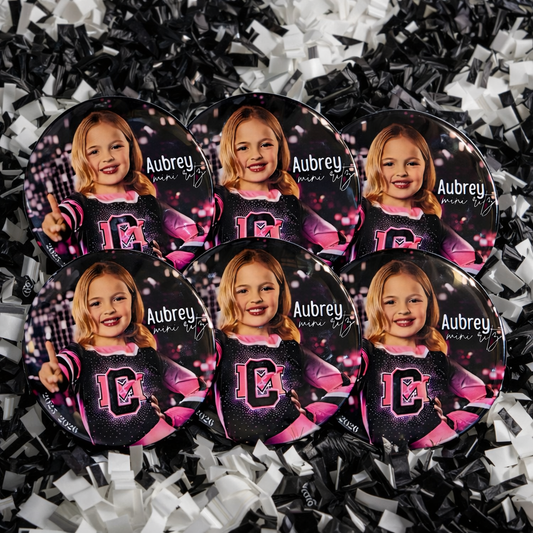 Custom Photo Button- ANY SPORT